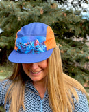 The Needles Navy + Orange 5-Panel Hat