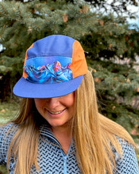 The Needles Navy + Orange 5-Panel Hat