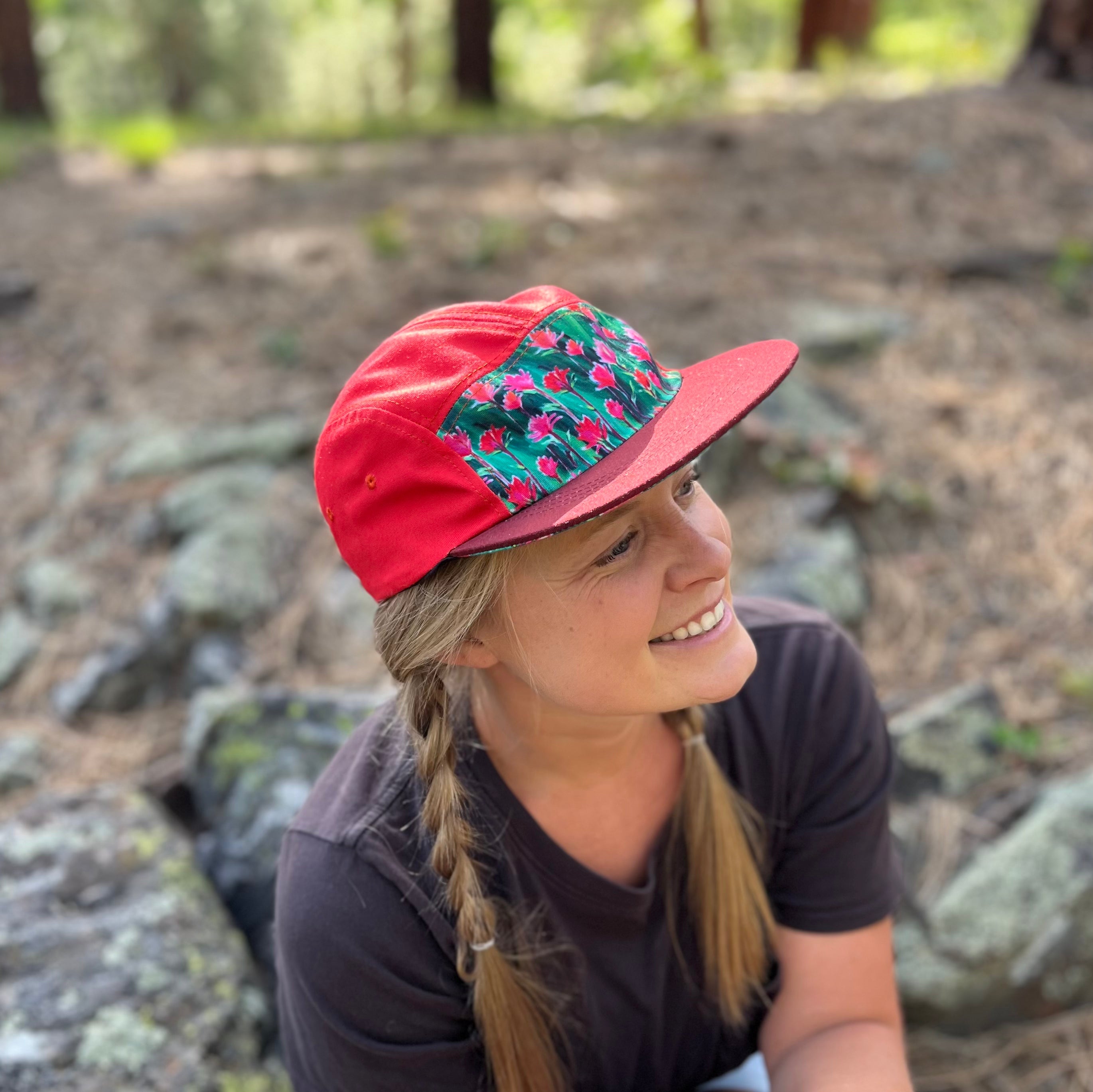 Indian Paintbrush Red 5-Panel Hat