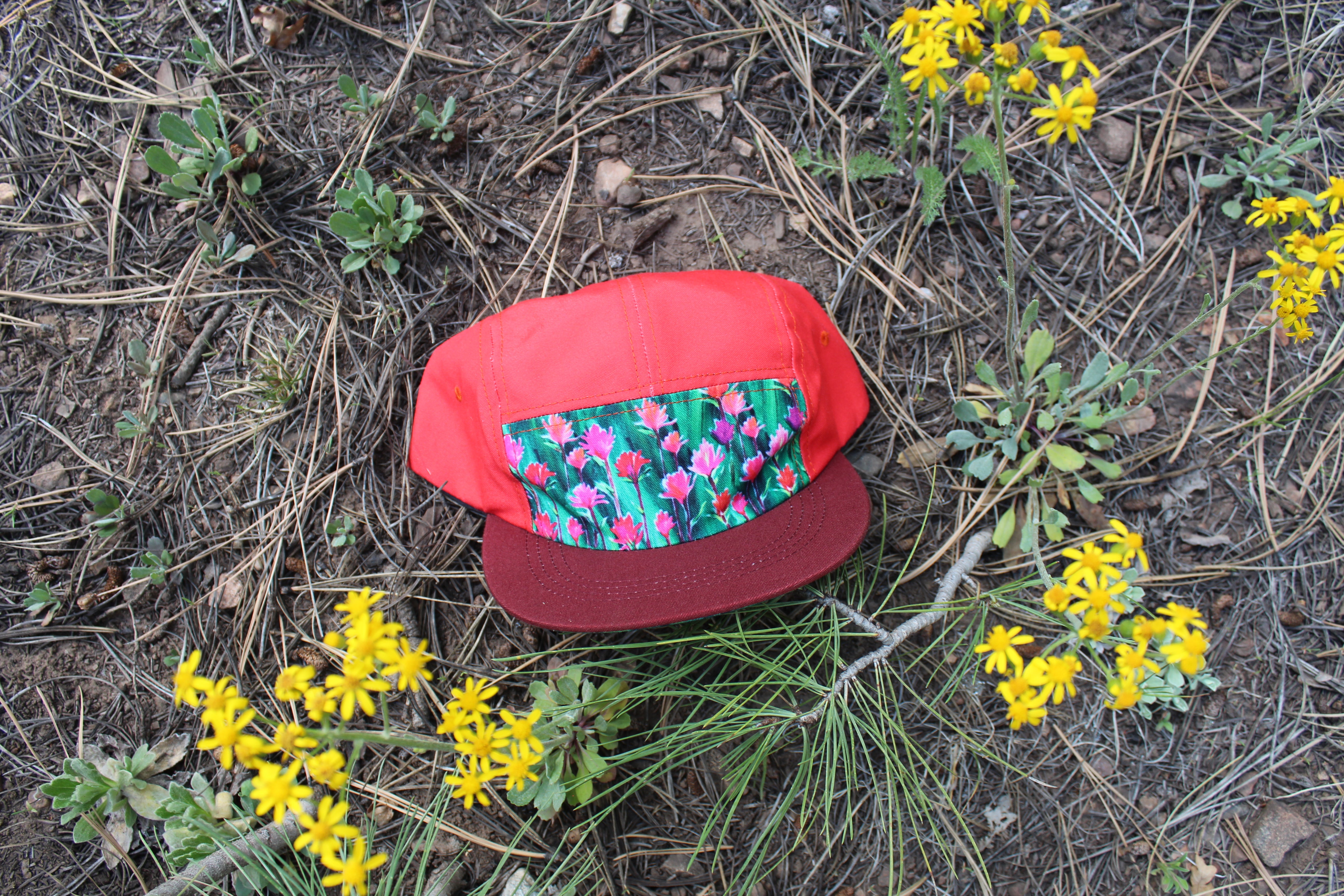 Indian Paintbrush Red 5-Panel Hat
