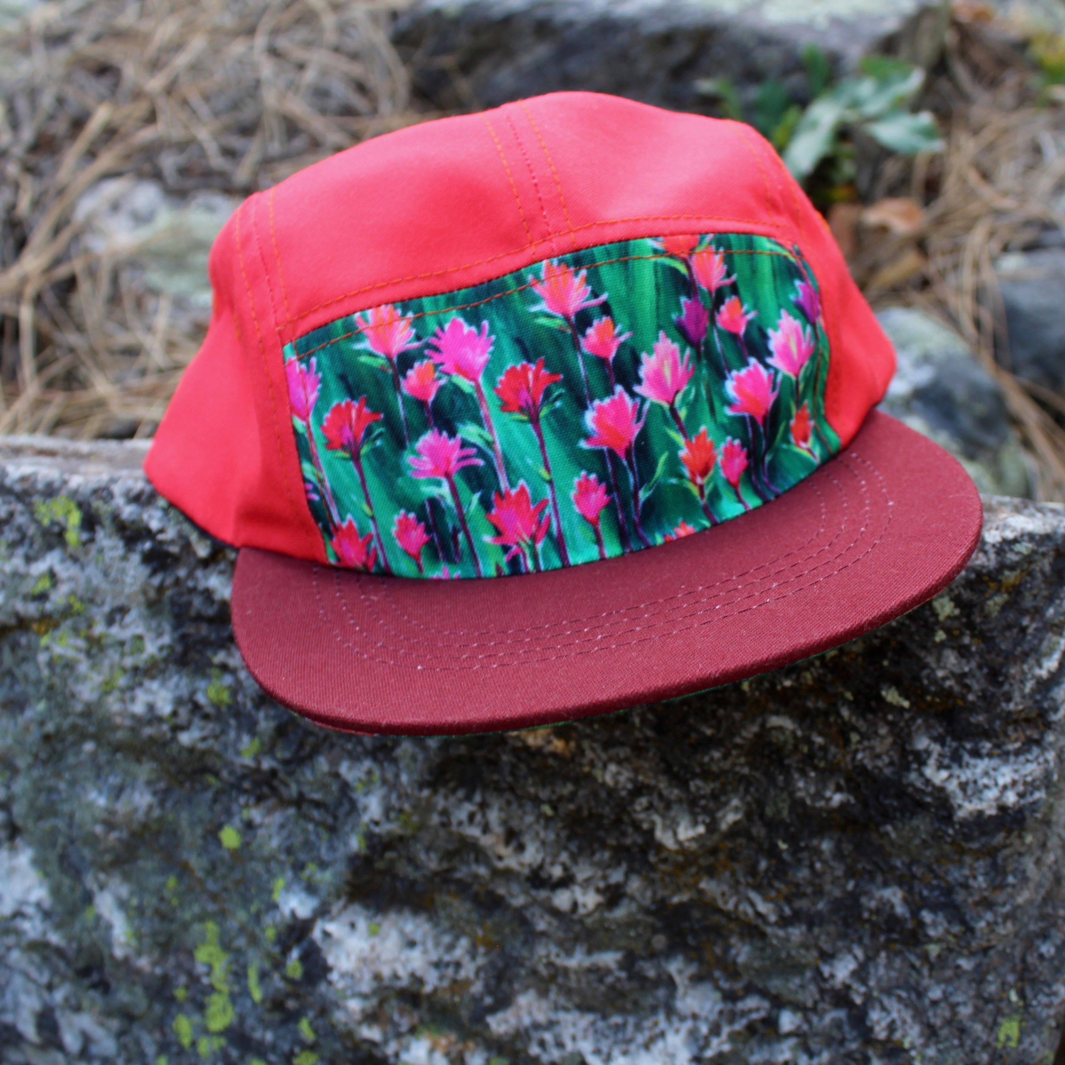 Indian Paintbrush Red 5-Panel Hat