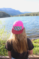 Indian Paintbrush Hot Pink 5-Panel Hat