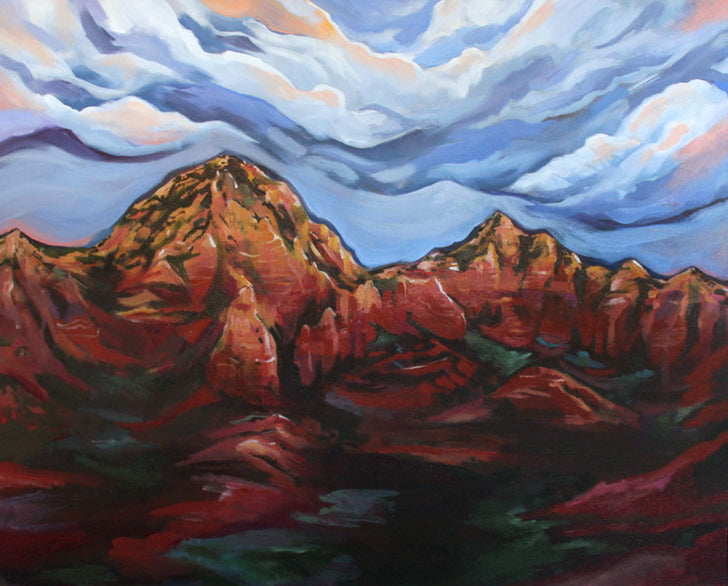 Sedona Storm Original Painting