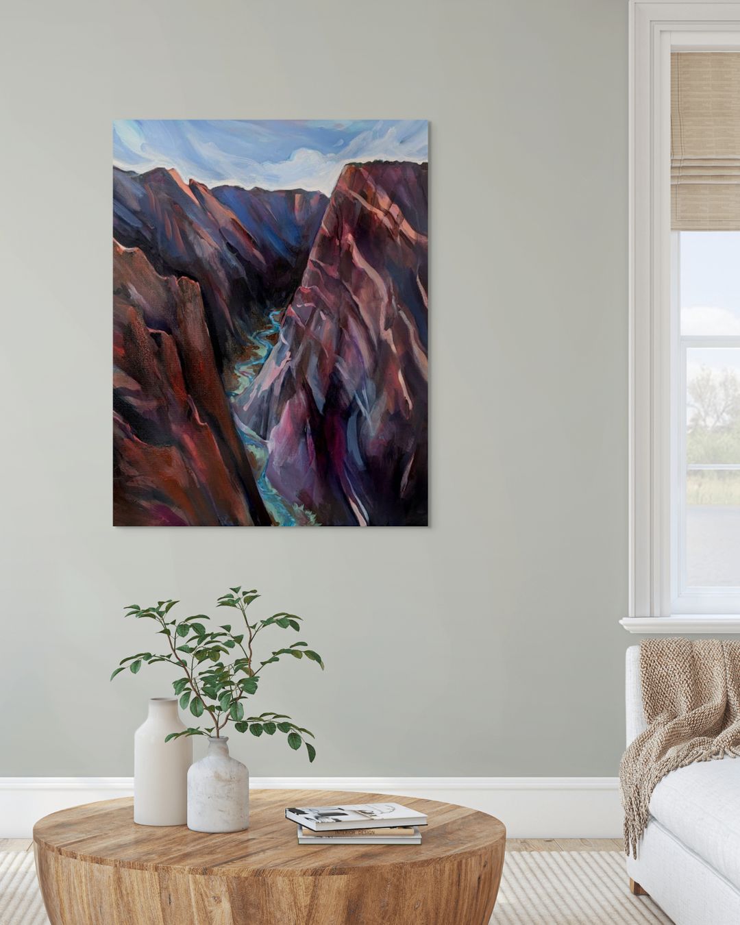 The Painted Wall Original Painting