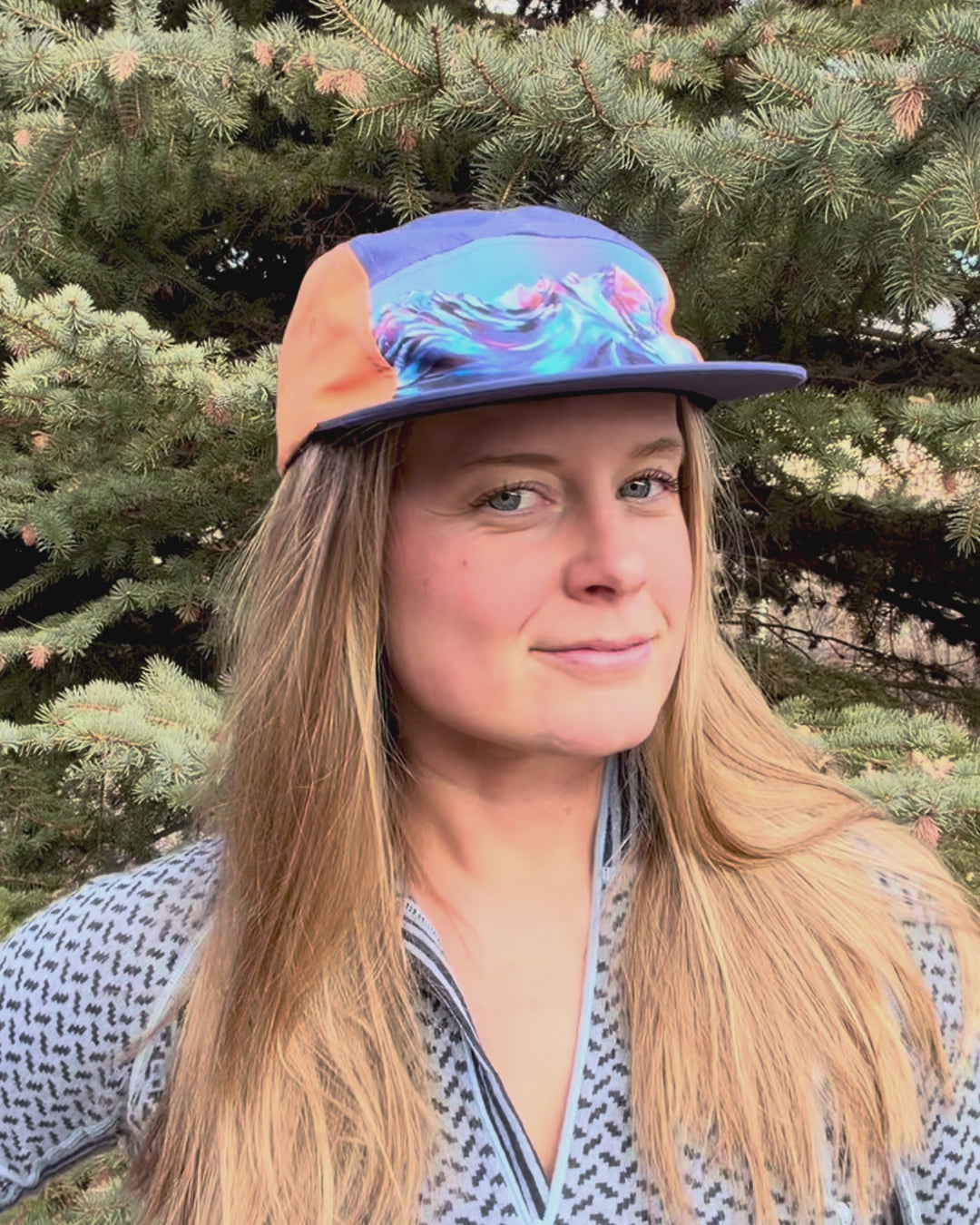 The Needles Navy + Orange 5-Panel Hat